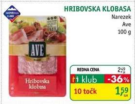HRIBOVSKA KLOBASA