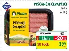 PIŠČANČJI ČEVAPČIČI