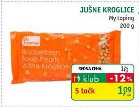 JUŠNE KROGLICE
