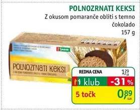 Polnozrnati Keksi