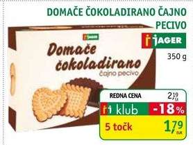 DOMAČE ČOKOLADIRANO ČAJNO PECIVO