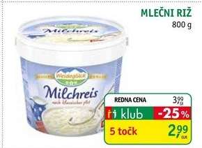 Mlečni riž