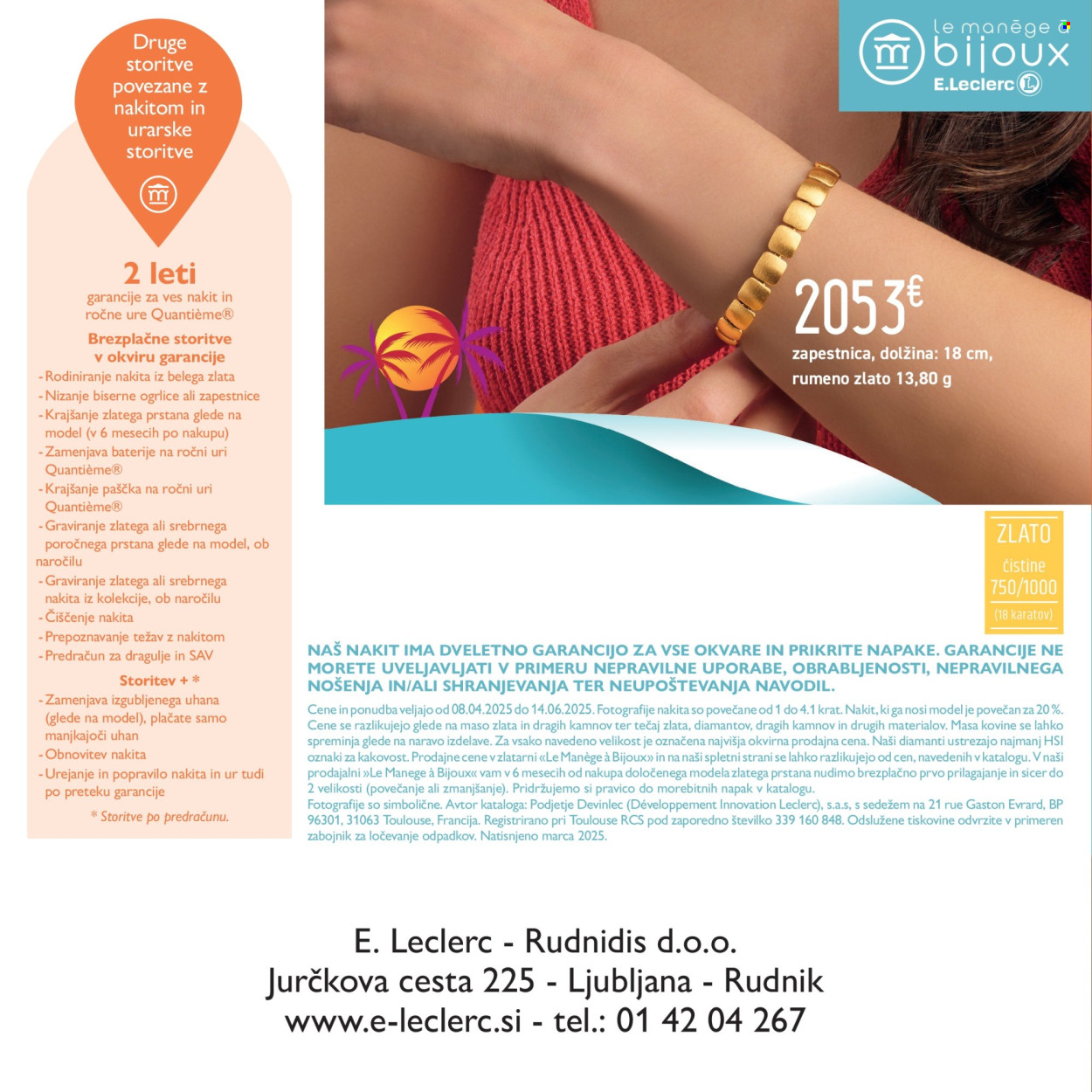 E.Leclerc katalog - 8.4.2025 - 14.6.2025. Stran 1