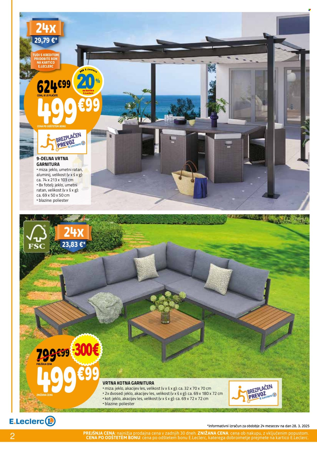 E.Leclerc katalog - 9.4.2025 - 24.5.2025. Stran 1