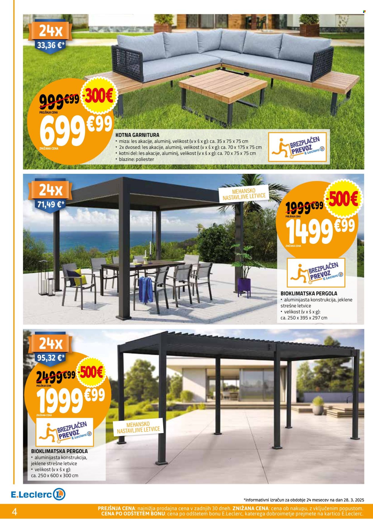 E.Leclerc katalog - 9.4.2025 - 24.5.2025. Stran 1