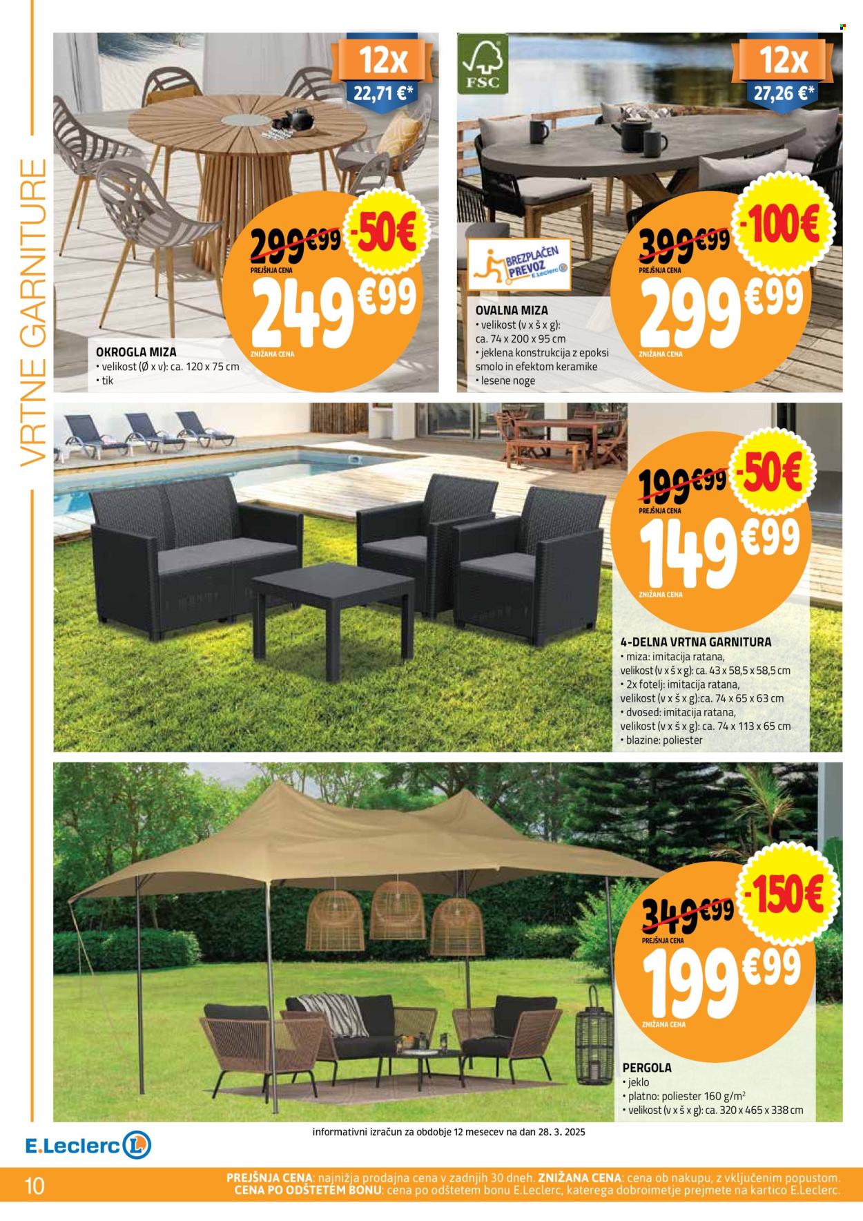 E.Leclerc katalog - 9.4.2025 - 24.5.2025. Stran 1