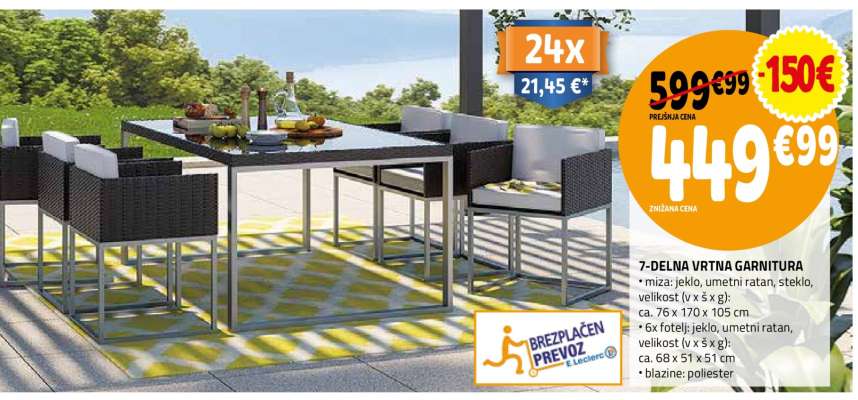 7-DELNA VRTNA GARNITURA