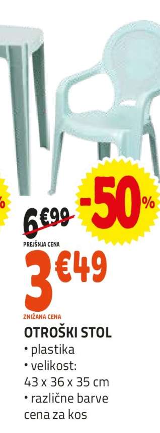 Otroški stol