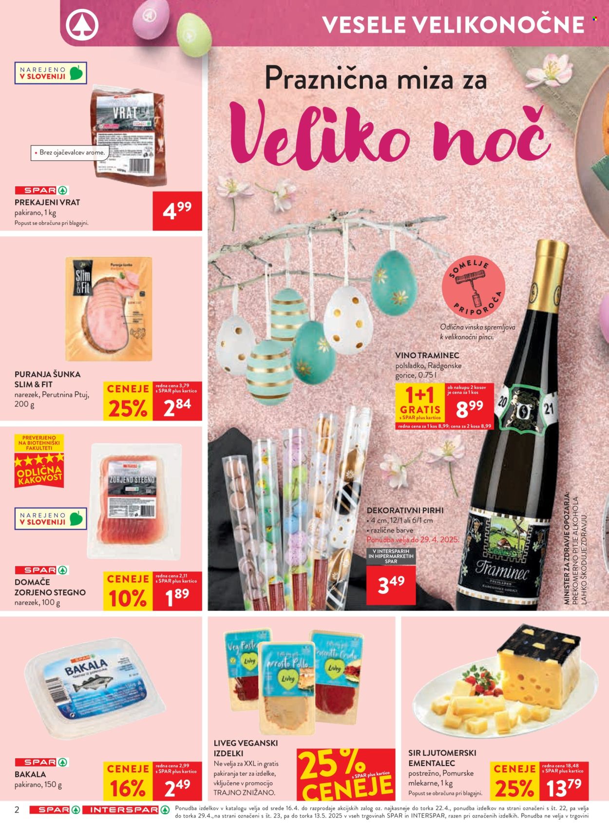 SPAR katalog - 16.4.2025 - 13.5.2025. Stran 1