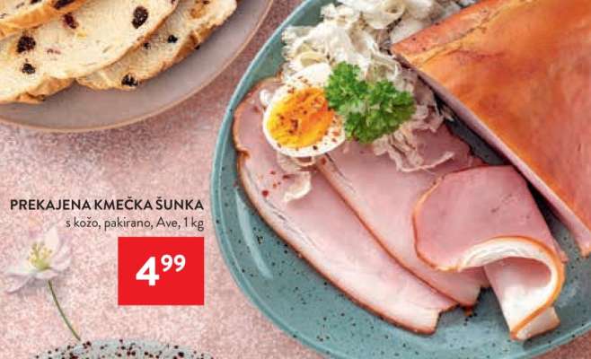 Prekajena kmečka šunka