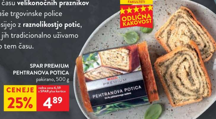 SPAR Premium Pehtranova Potica