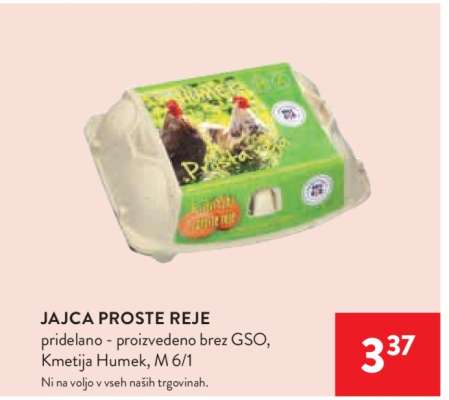 Jajca proste reje