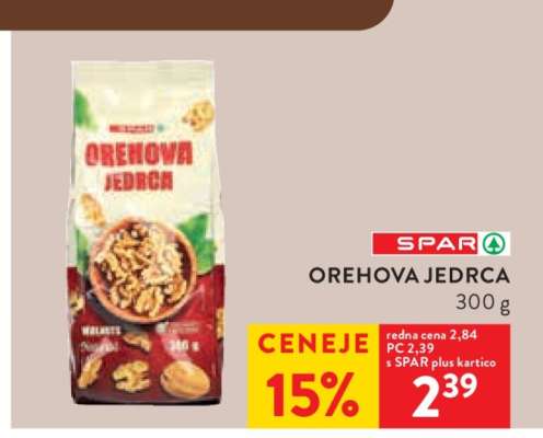 OREHOVA JEDRCA 300g