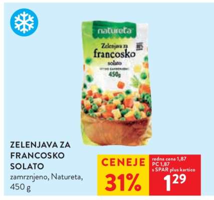 ZELENJAVA ZA FRANCOSKO SOLATO