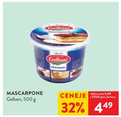 Mascarpone Galbani, 500 g