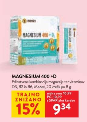 MAGNESIUM 400 +D