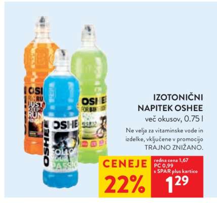 Izotonični napitek Oshee