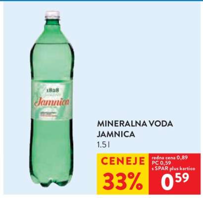 MINERALNA VODA JAMNICA