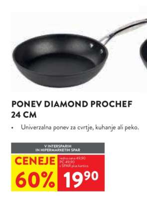 Ponev Diamond Prochef 24 cm
