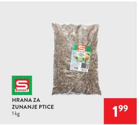Hrana za zunanje ptice