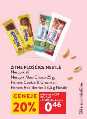 Žitne ploščice Nestlé