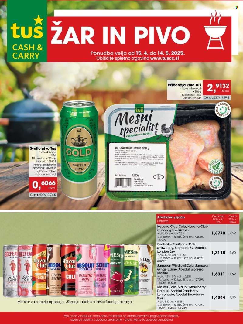 Tuš Cash & Carry katalog - 15.4.2025 - 14.5.2025.