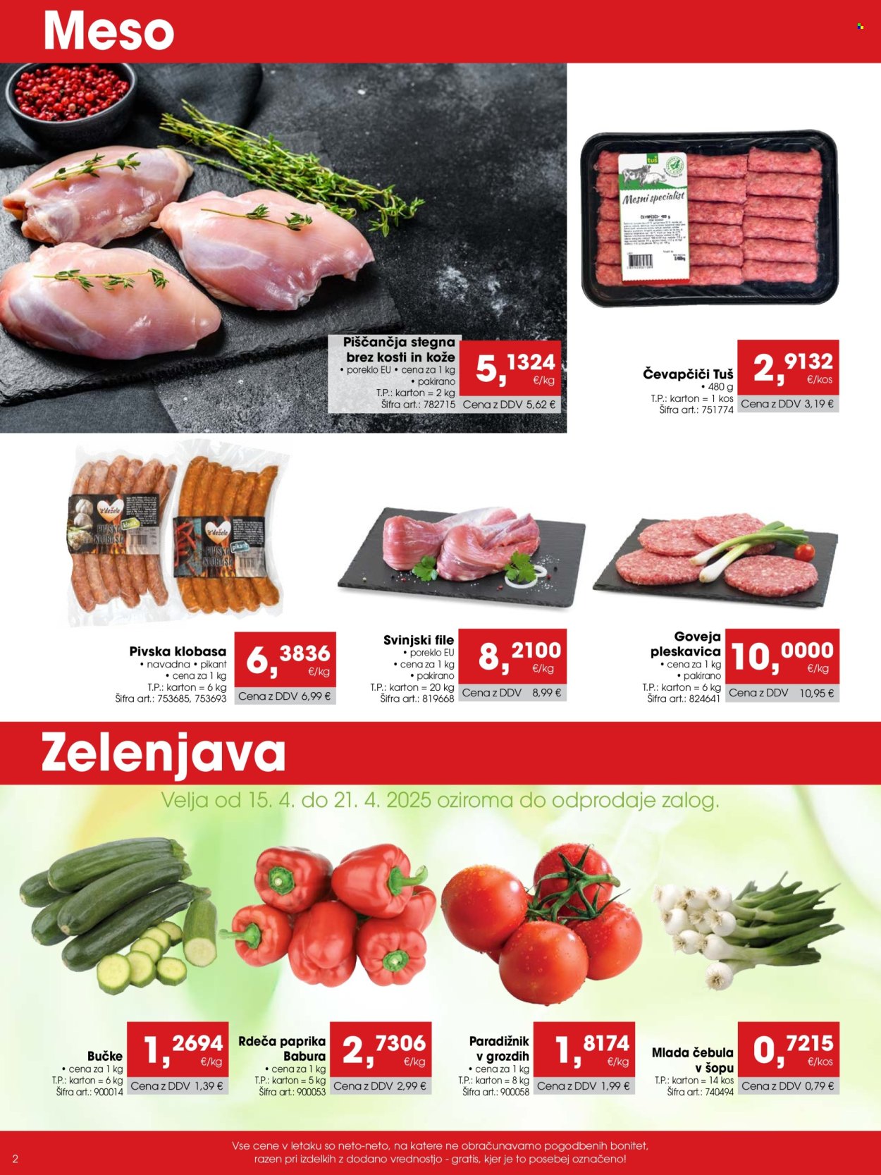 Tuš Cash & Carry katalog - 15.4.2025 - 14.5.2025. Stran 1