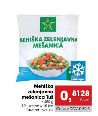 Mehiška zelenjavna mešanica Tuš