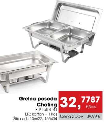Grelna posoda Chafing