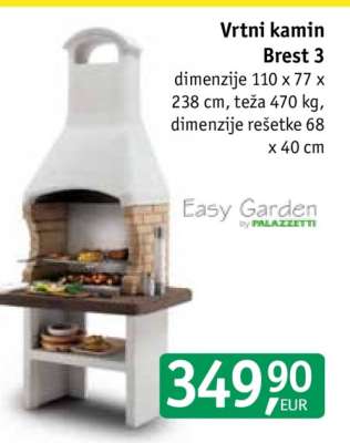Vrtni kamin Brest 3