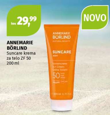 ANNEMARIE BÖRLIND Suncare krema za telo ZF 50 200 ml