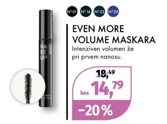 EVEN MORE VOLUME MASKARA