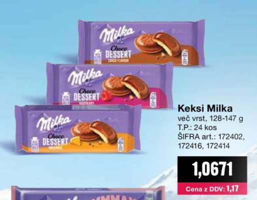 Keksi Milka