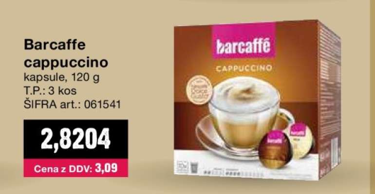 BARCAFFE Cappuccino