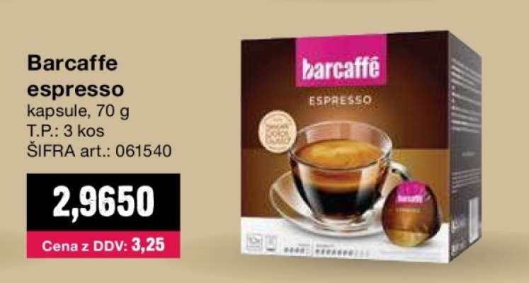 BARCAFFÈ ESPRESSO