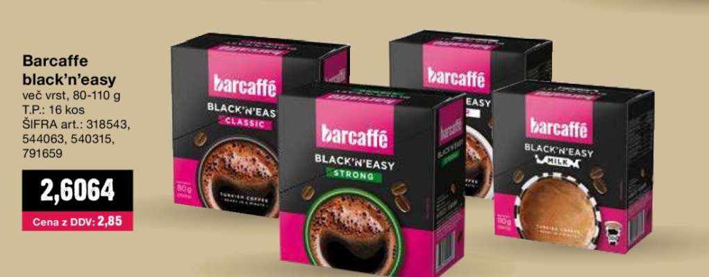 Barcaffe black’n’easy
