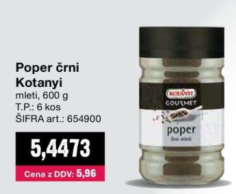 Poper črni Kotanyi