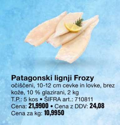 Patagonski lignji Frozy