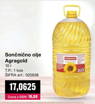 Sončnično olje Agragold