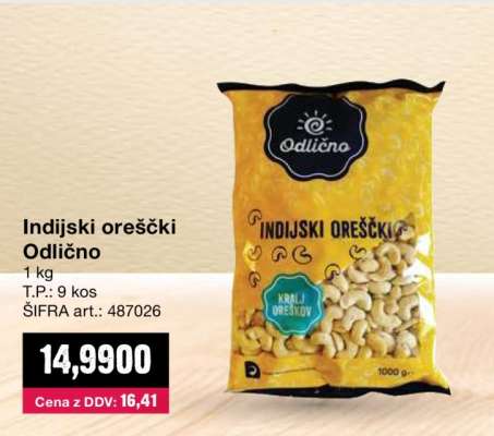 INDIJSKI OREŠČKI ODLIČNO