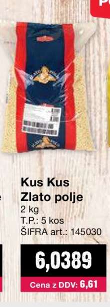 Kus Kus Zlato polje