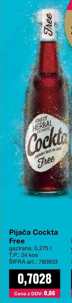 Pijača Cockta Free