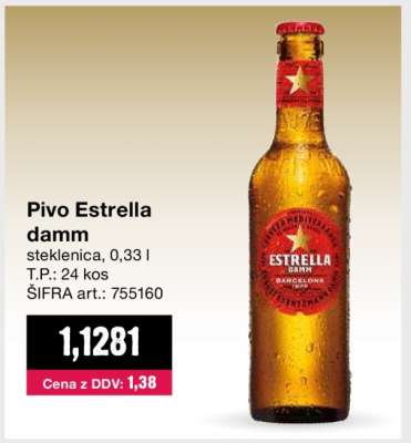 Pivo Estrella Damm