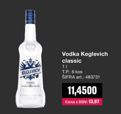 Vodka Keglevich classic