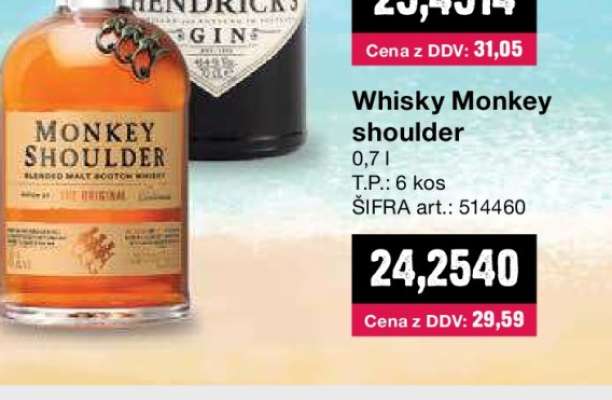 Whisky Monkey shoulder