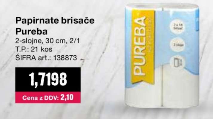 Papirnate brisače Pureba