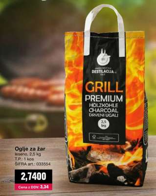 Oglje za žar