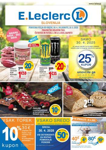 E.Leclerc katalog - 30.4.2025 - 10.5.2025.