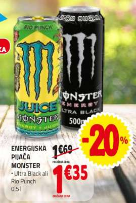ENERGIJSKA PIJAČA MONSTER