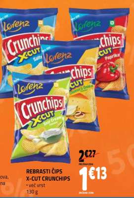 REBRASTI ČIPS X-CUT CRUNCHIPS